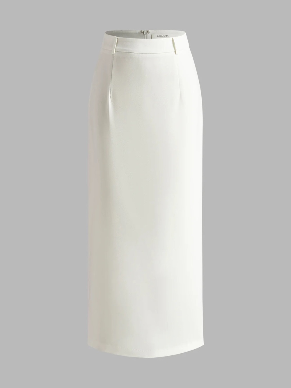 Women's White Maxi Pencil Skirt
